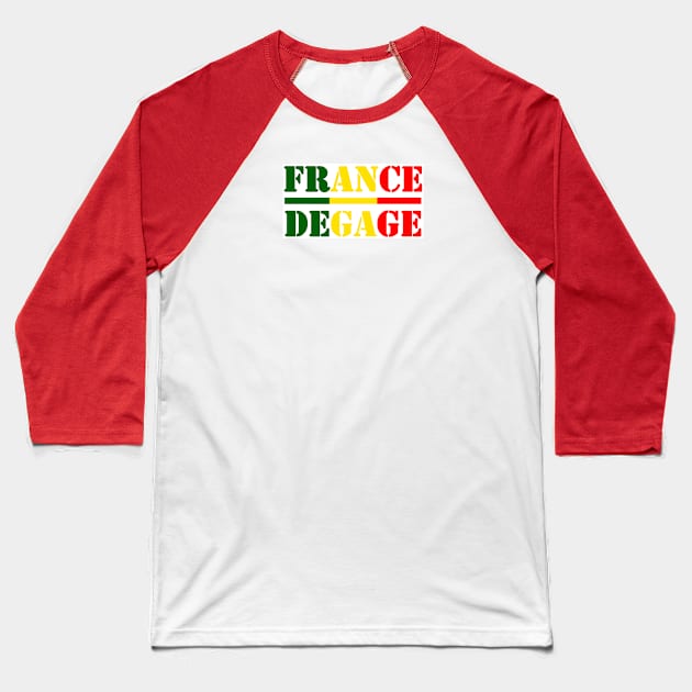 France Degage du Mali Baseball T-Shirt by Tony Cisse Art Originals